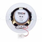 Visaton DL 10 - 8 Ohm innbyggingshøyttaler for tak, stk hvit Visaton DL 10 - 8 Ohm innbyggingshøyttaler for tak, stk hvit