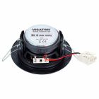 Visaton DL 8 - 8 Ohm innbyggingshøyttaler for tak, stk svart Visaton DL 8 - 8 Ohm innbyggingshøyttaler for tak, stk svart