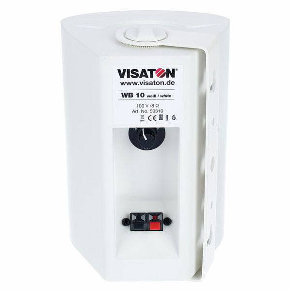 Visaton WB10 utendørshøyttaler for 100V, hvit stk