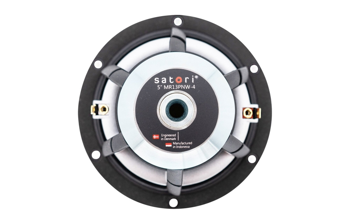 SB Acoustics Satori MR13PNW-4 høyttalerelement bass/mellomtone 5