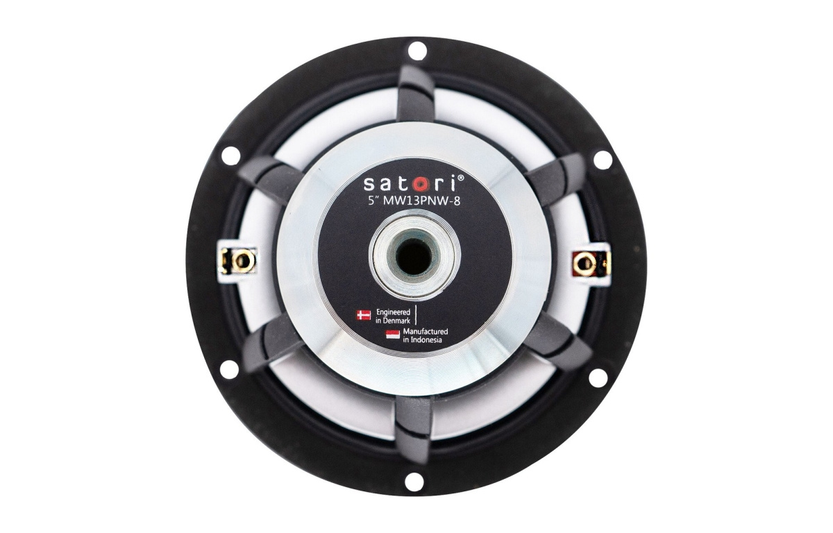 SB Acoustics Satori MR13PNW-8 høyttalerelement bass/mellomtone 5