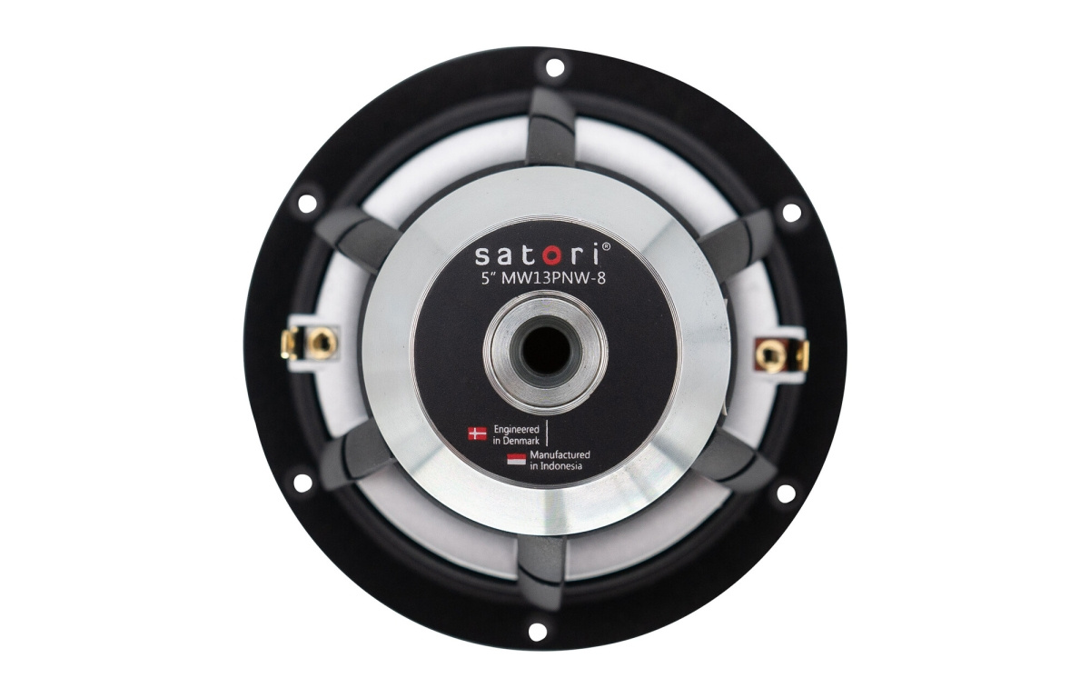 SB Acoustics Satori MW13PNW-8 høyttalerelement bass/mellomtone 5