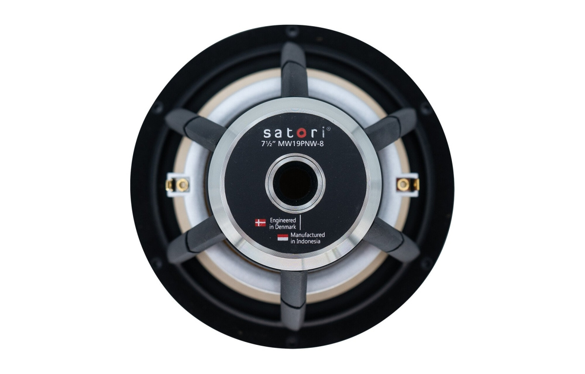 SB Acoustics Satori MW19PNW-8 høyttalerelement bass/mellomtone 7.5