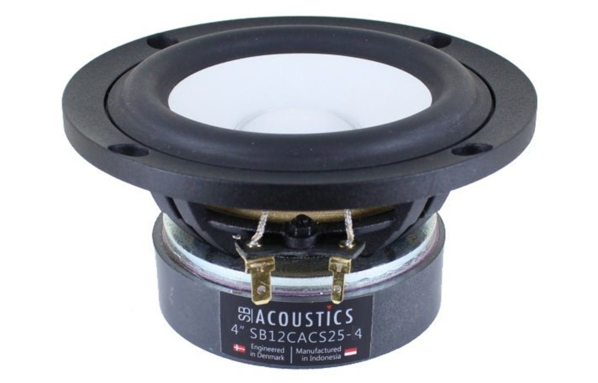 SB Acoustics SB12CACS25-4 høyttalerelement bass/mellomtone 4