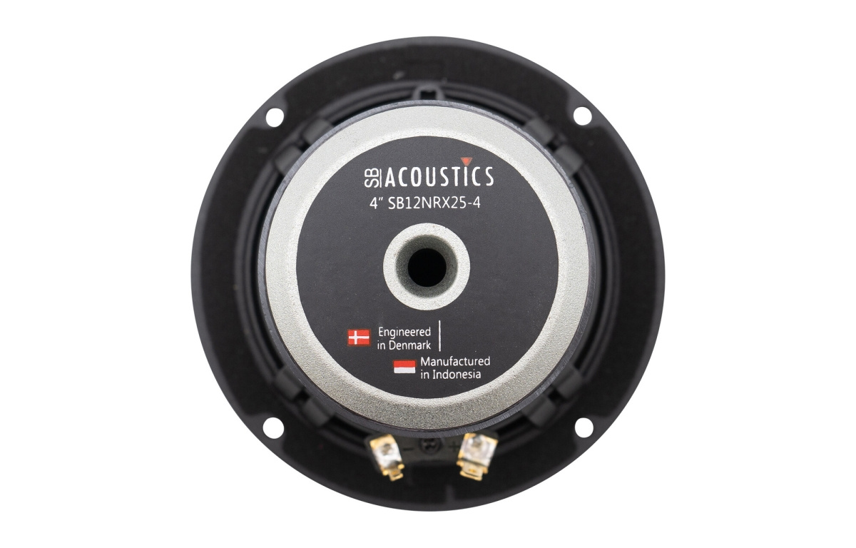 SB Acoustics SB12NRX25-4 høyttalerelement bass/mellomtone 4
