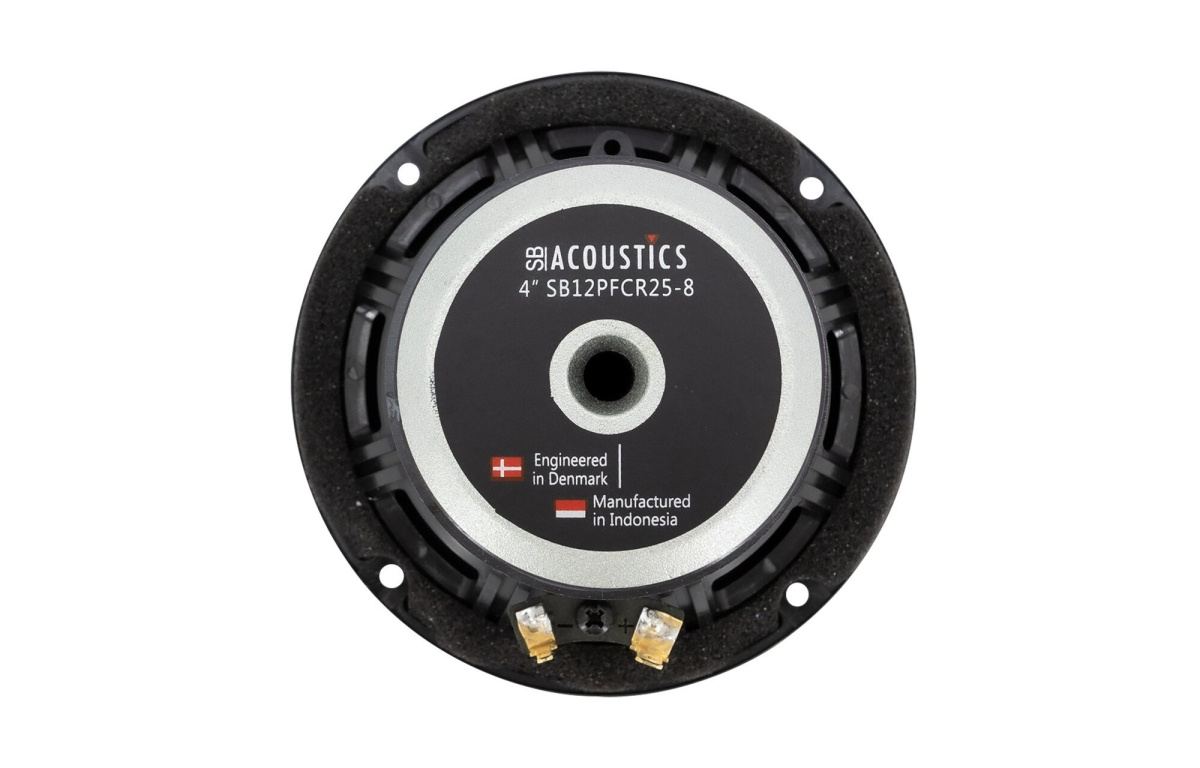 SB Acoustics SB12PFCR25-8 høyttalerelement bass/mellomtone 4