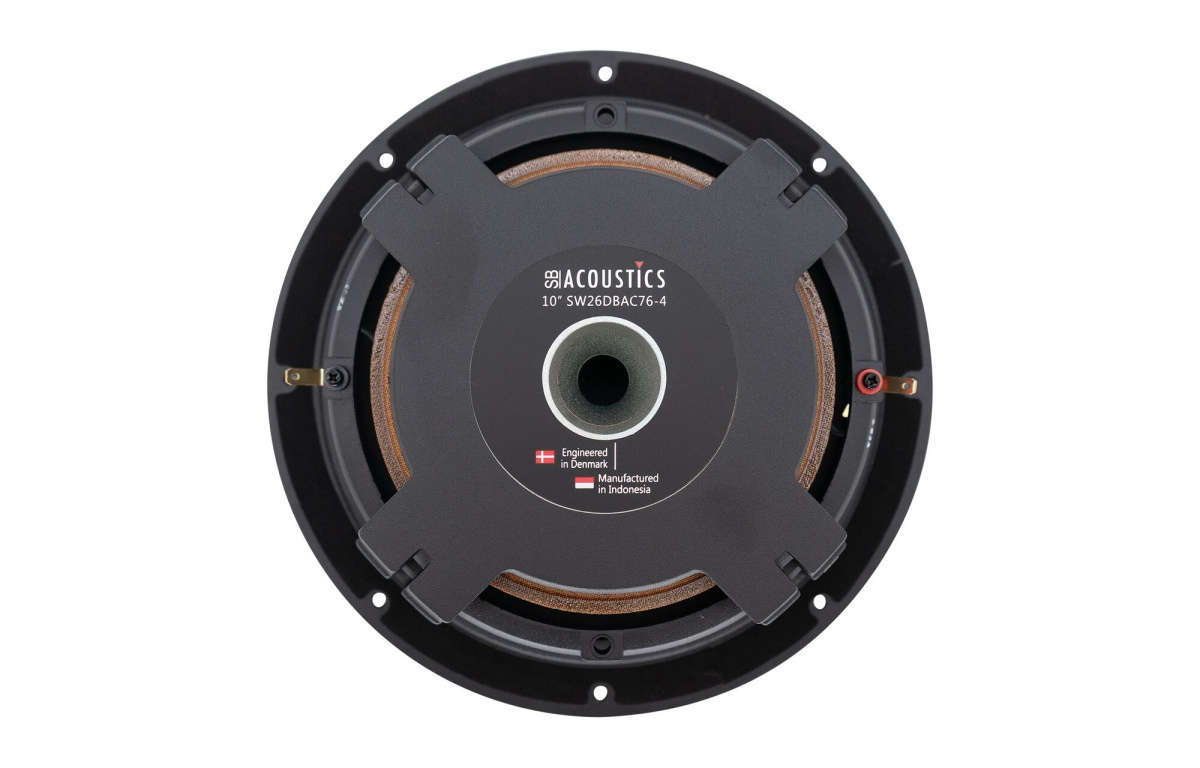 SB Acoustics SW26DBAC76-4 basselement 10''
