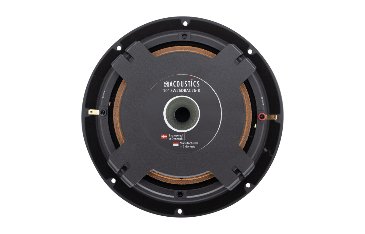 SB Acoustics SW26DBAC76-8 basselement 10''