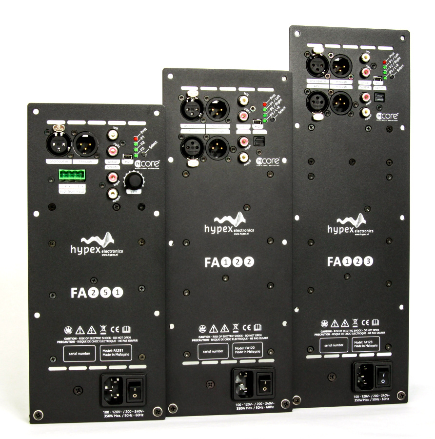 Hypex FusionAmp FA251 innbyggingsforsterker, monoblokk