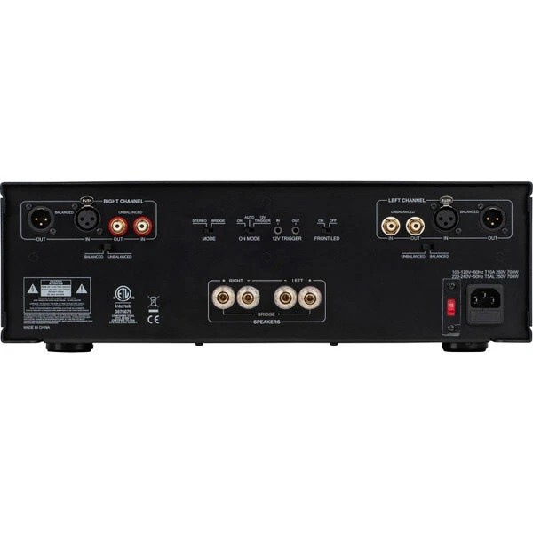 Dayton Audio A400 stereoforsterker med XLR