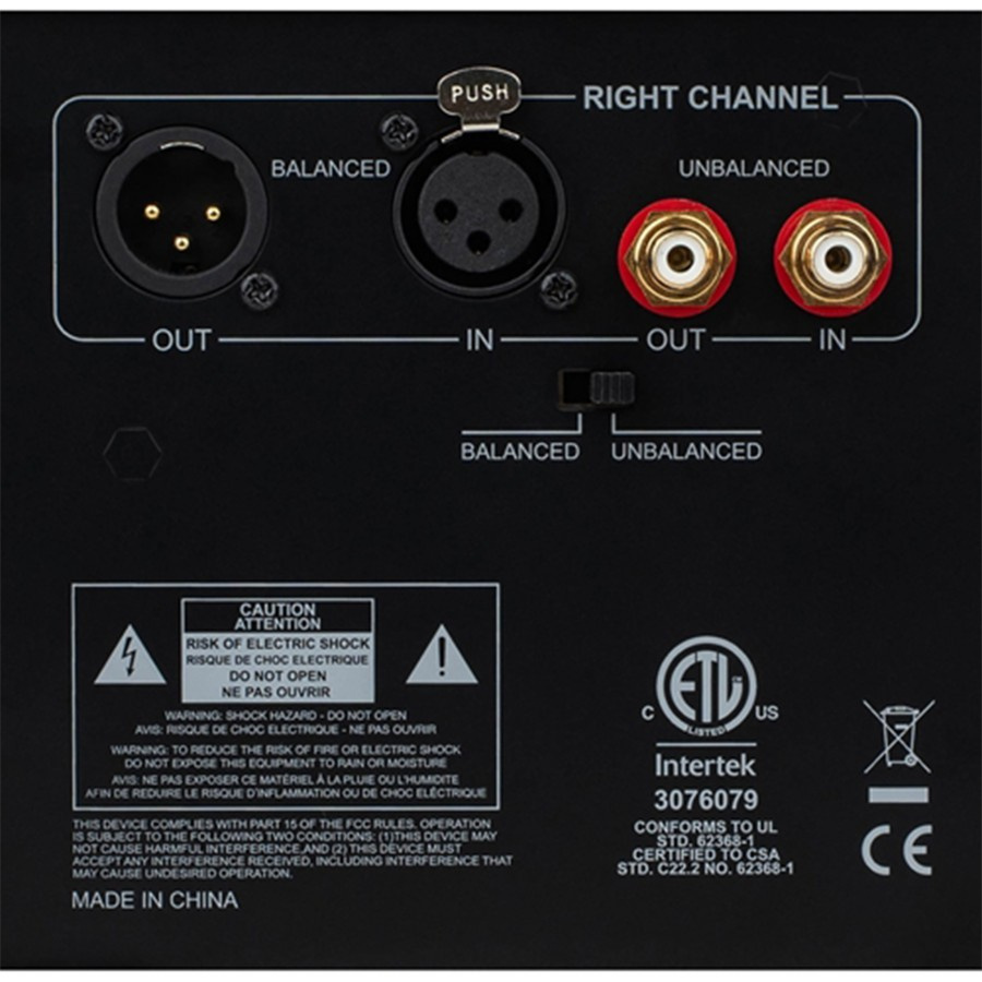 Dayton Audio A400 stereoforsterker med XLR
