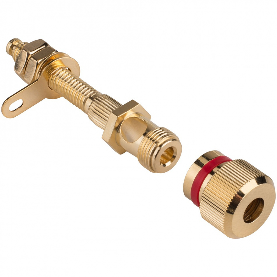 Dayton Audio BPA-38G gullbelagte høyttalerterminaler, par