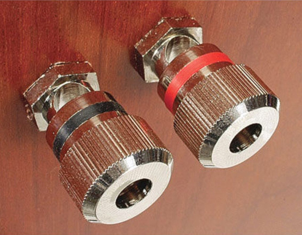 Dayton Audio BPA-38NI høyttalerterminaler nikkel, par
