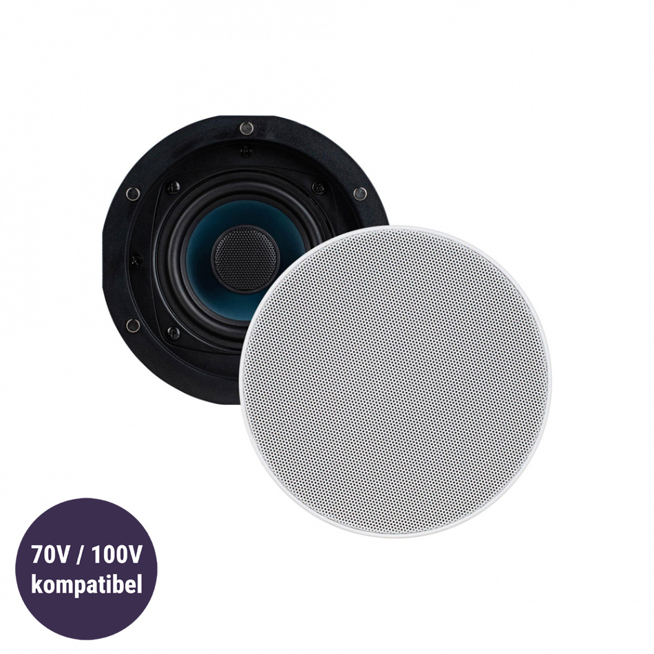 Dayton Audio CC40TPW innfellingshøyttaler for tak 100V, par