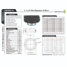 Dayton Audio CE32A-4 fullregisterelement Dayton Audio CE32A-4 fullregisterelement