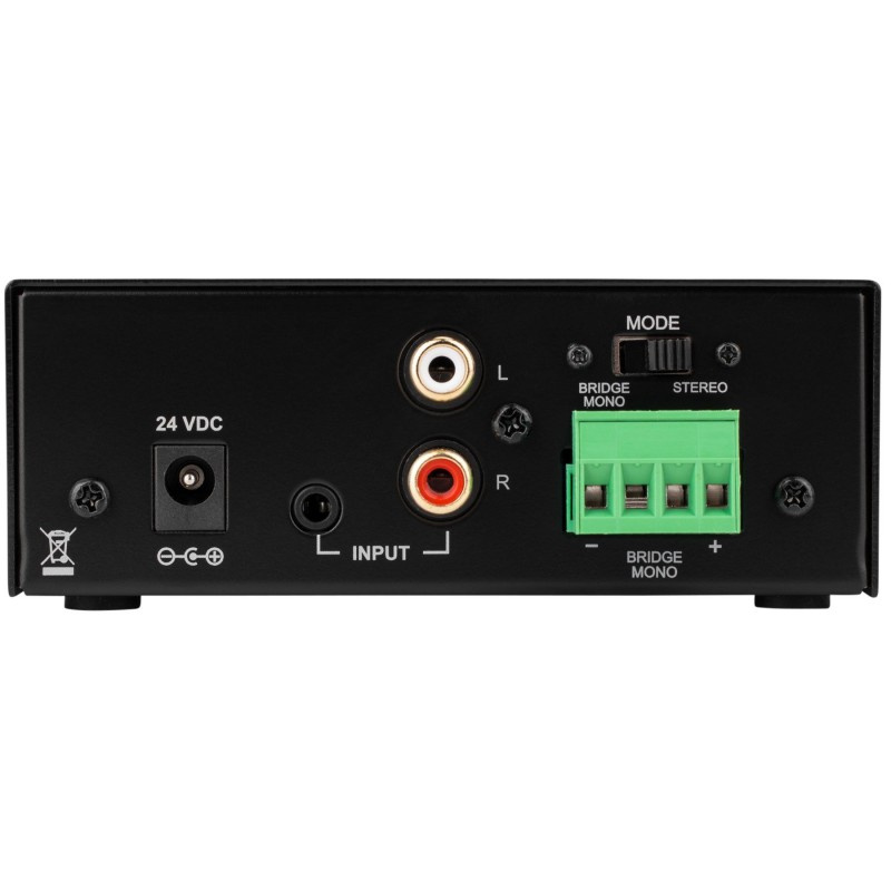 Dayton Audio DA30, stereoforsterker i kompakt format