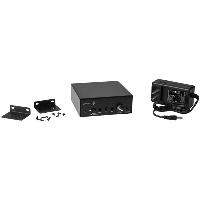 Dayton Audio DA30, stereoforsterker i kompakt format