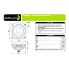 Dayton Audio DMA80-PR passiv radiator Dayton Audio DMA80-PR passiv radiator