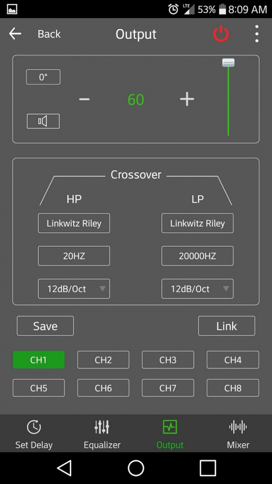 Dayton Audio DSP-408 4x8, lydprosessor med parametrisk EQ