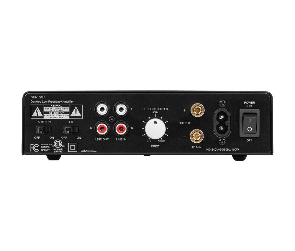 Dayton Audio DTA-100LF forsterker for subwoofer & bassshakere