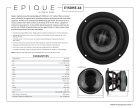 Dayton Audio Epique E150HE-44 høyttalerelement mellomtone/basselement Dayton Audio Epique E150HE-44 høyttalerelement mellomtone/basselement