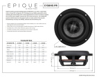 Dayton Audio E150HE-PR høyttalerelement passiv radiator Dayton Audio E150HE-PR høyttalerelement passiv radiator