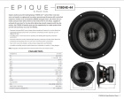Dayton Audio Epique E180HE-44 høyttalerelement mellomtone/basselement Dayton Audio Epique E180HE-44 høyttalerelement mellomtone/basselement