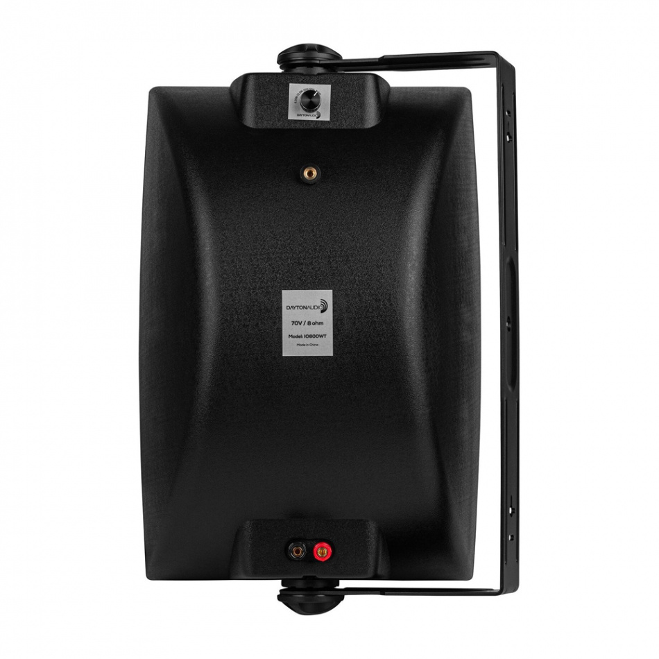 Dayton Audio IO800BT utendørshøyttalere med støtte for 70V, svart par