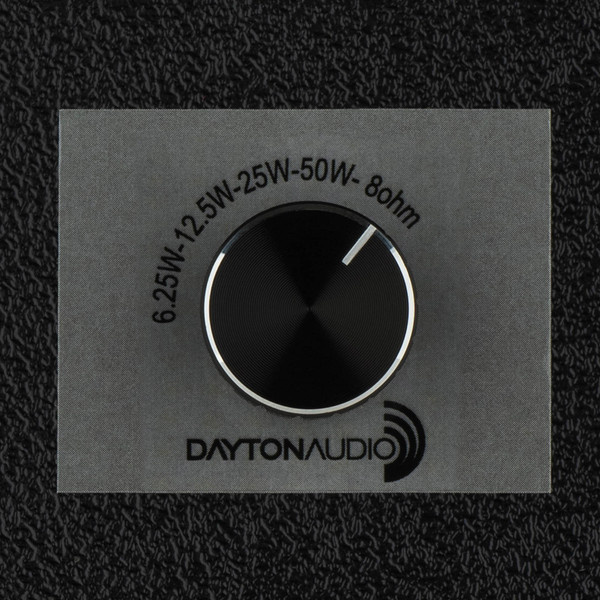 Dayton Audio IO800BT utendørshøyttalere med støtte for 70V, svart par