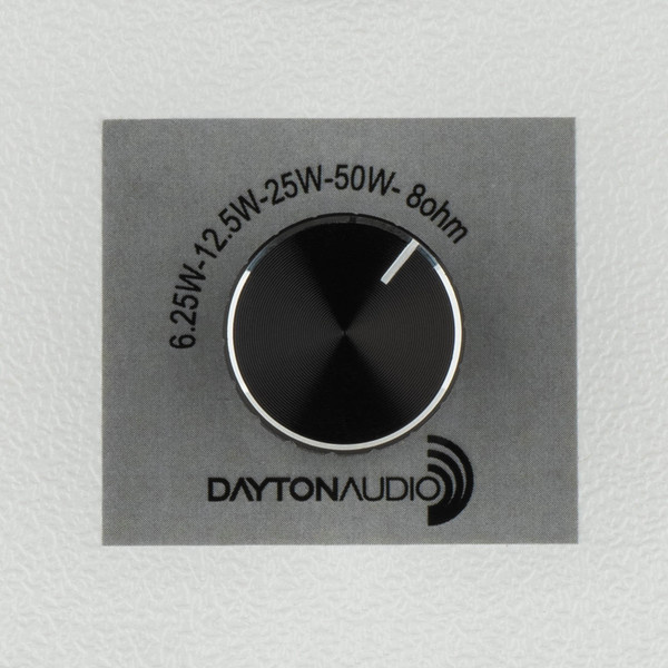Dayton Audio IO800BT utendørshøyttalere med støtte for 70V, hvitt par