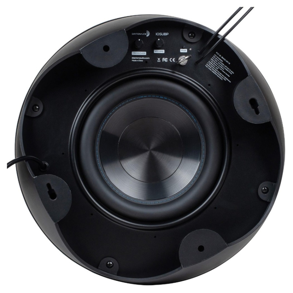 Dayton Audio IOSUBP, 10-tommers subwoofer med 2.1-forsterker og BT