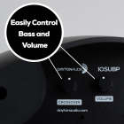 Dayton Audio IOSUBP, 10-tommers subwoofer med 2.1-forsterker og BT Dayton Audio IOSUBP, 10-tommers subwoofer med 2.1-forsterker og BT