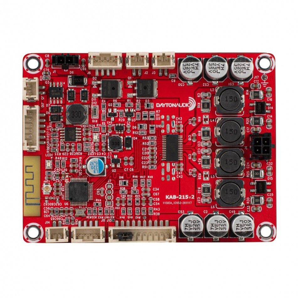 Dayton Audio KAB-215 v2, klasse D-forsterkerkort med Bluetooth 2x15 Watt