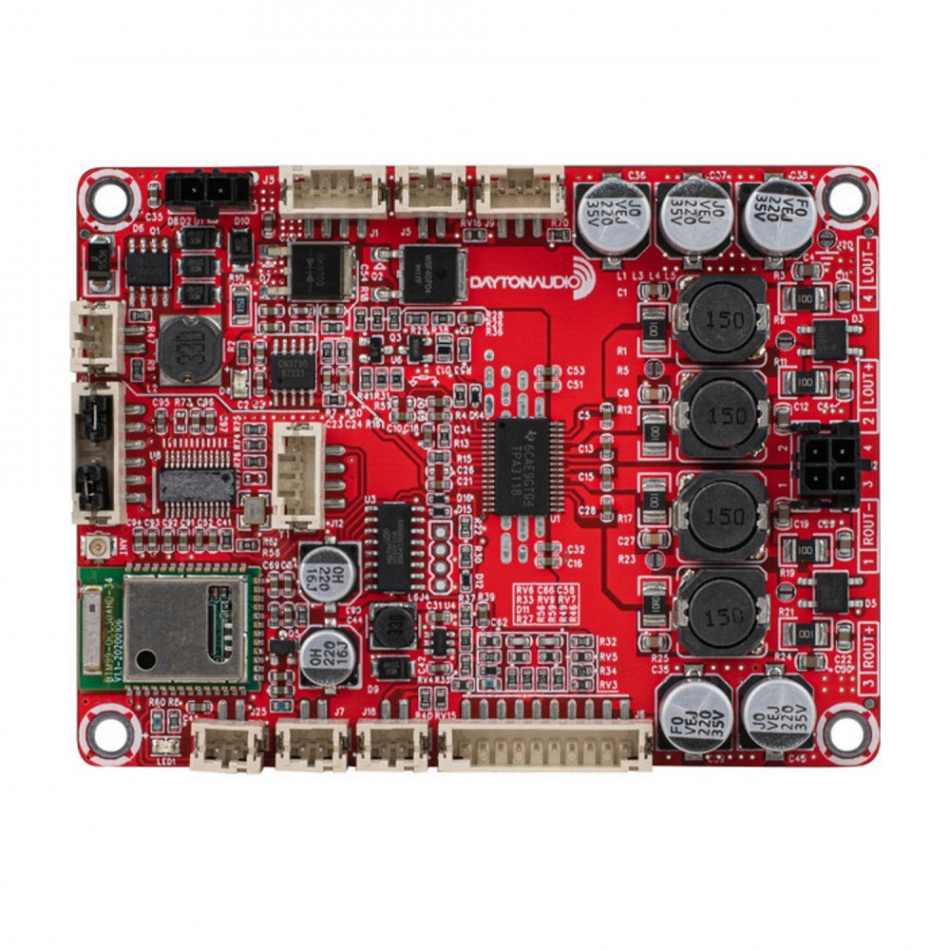 Dayton Audio KAB-230 v4, klasse D-forsterkerkort med Bluetooth 2x30 Watt