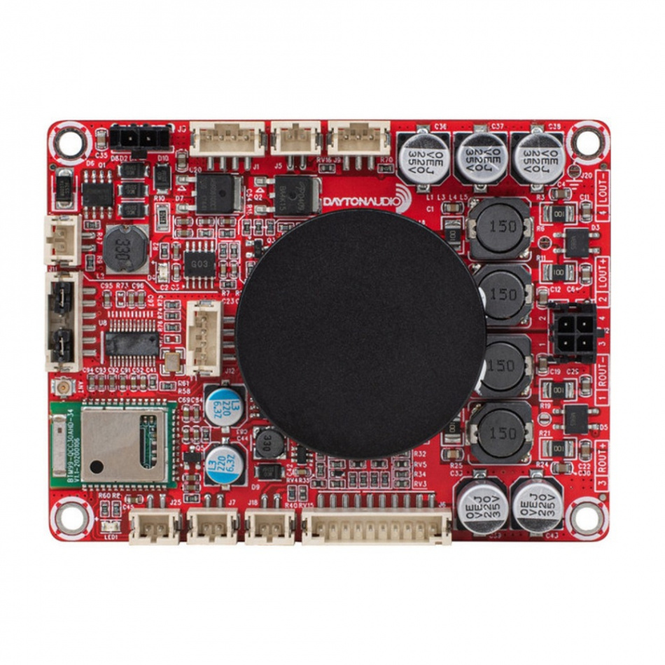 Dayton Audio KAB-250 v4, klasse D-forsterkerkort med Bluetooth 2x50 Watt