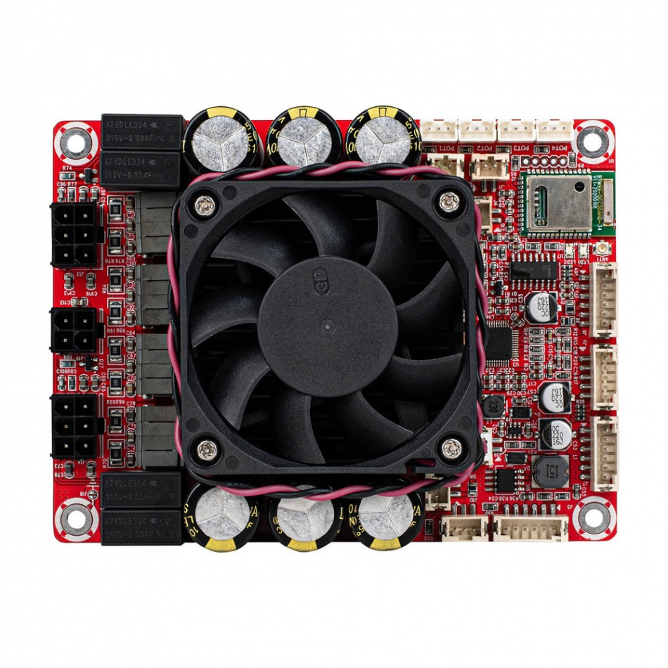 Dayton Audio KABD-4100 klasse D-forsterkerkort med DSP & Bluetooth 4x100 Watt