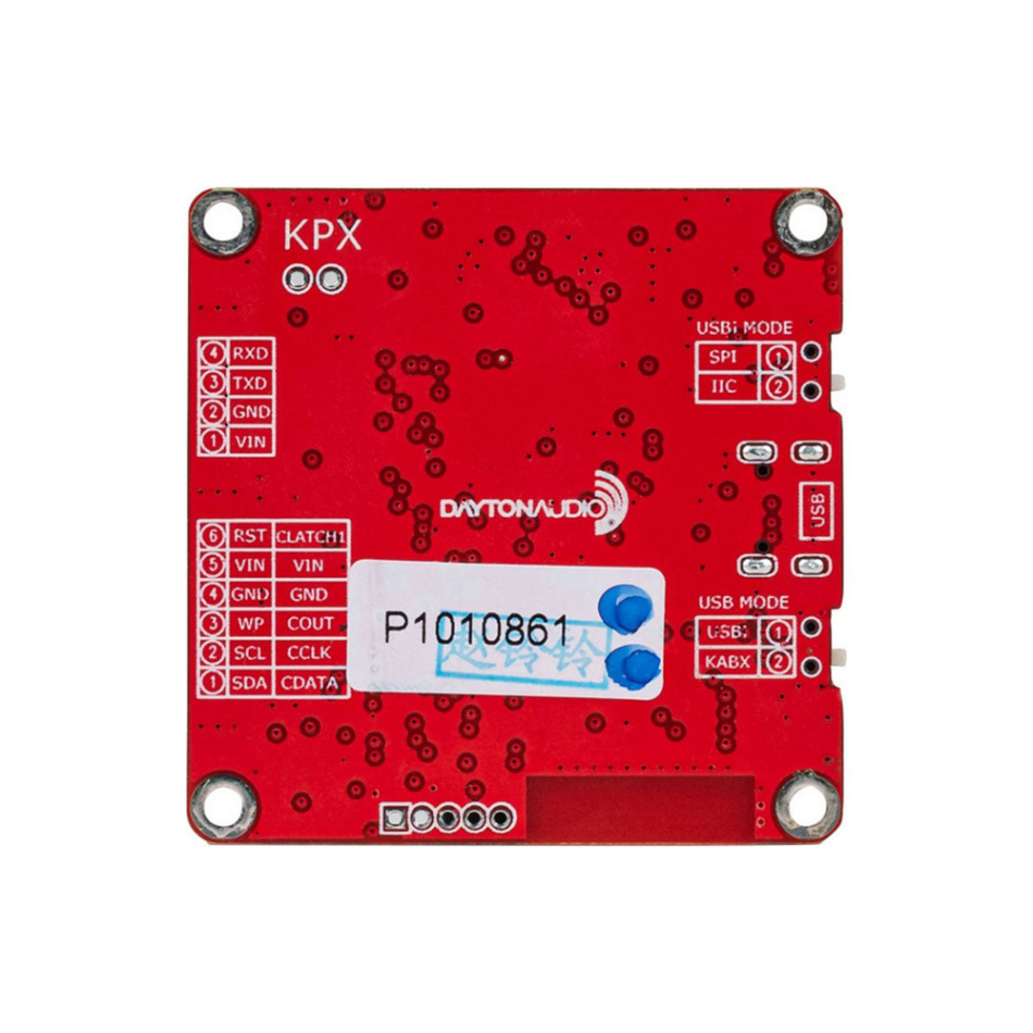 Dayton Audio KPX, USB-programmeringskort for KAB/DSPB