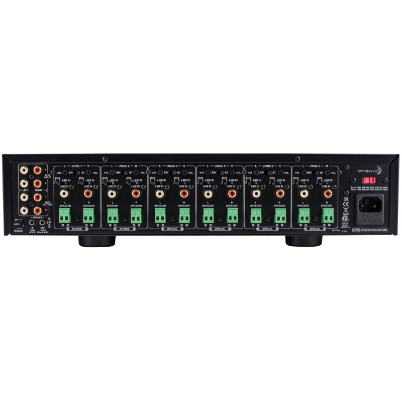 Dayton Audio MA1240a multiroom-forsterker, 12 kanaler