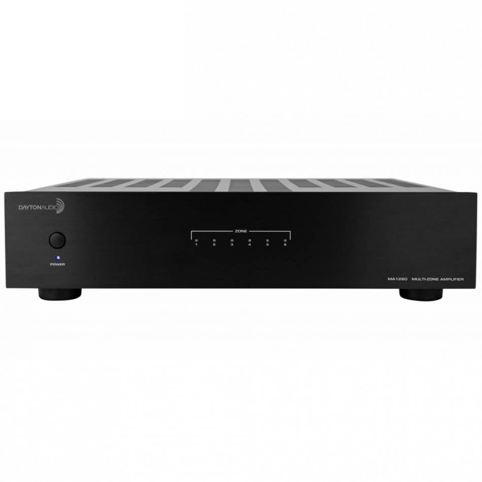 Dayton Audio MA1260 multiroom-forsterker, 12 kanaler
