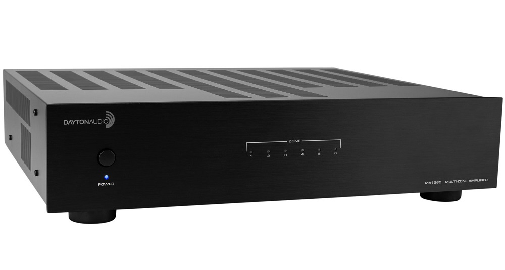 Dayton Audio MA1260 multiroom-forsterker, 12 kanaler