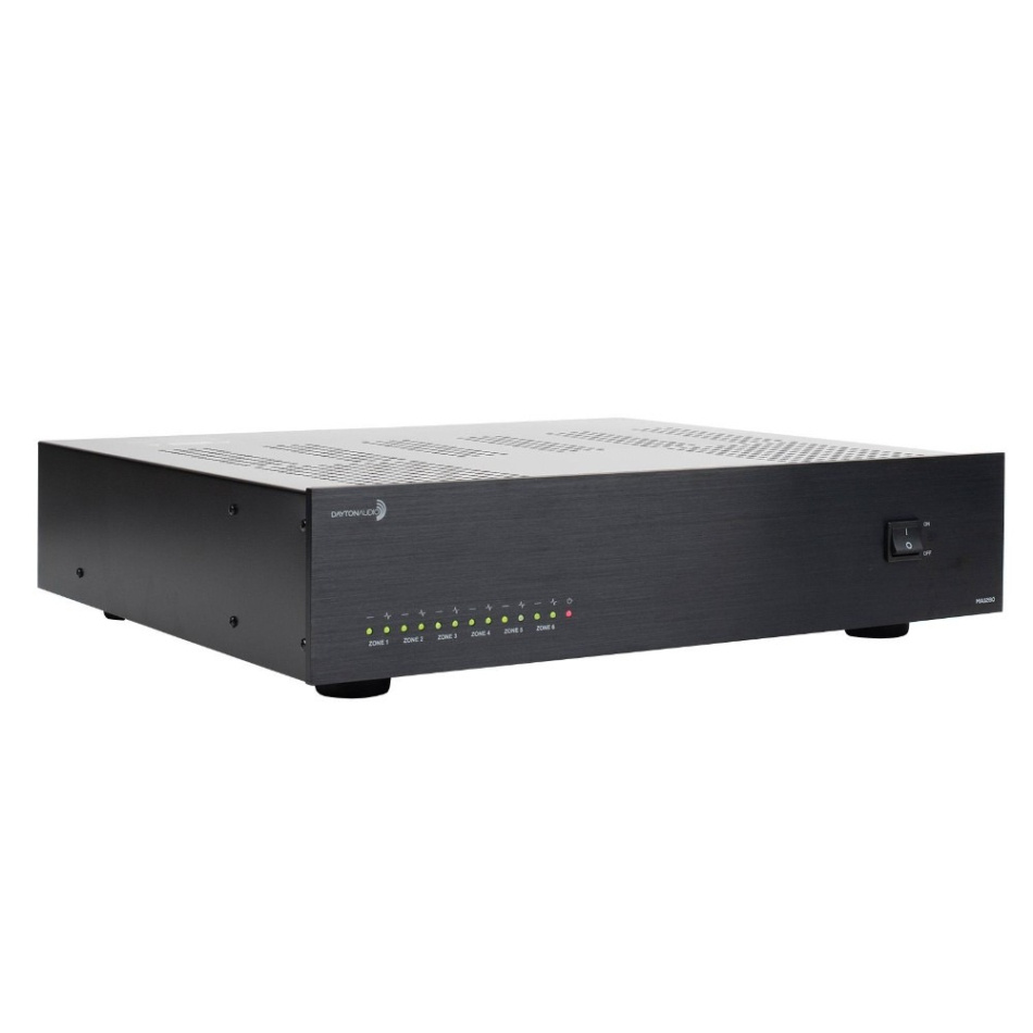 Dayton Audio MA1280 multiroom-forsterker, 12 kanaler inkl. rackører