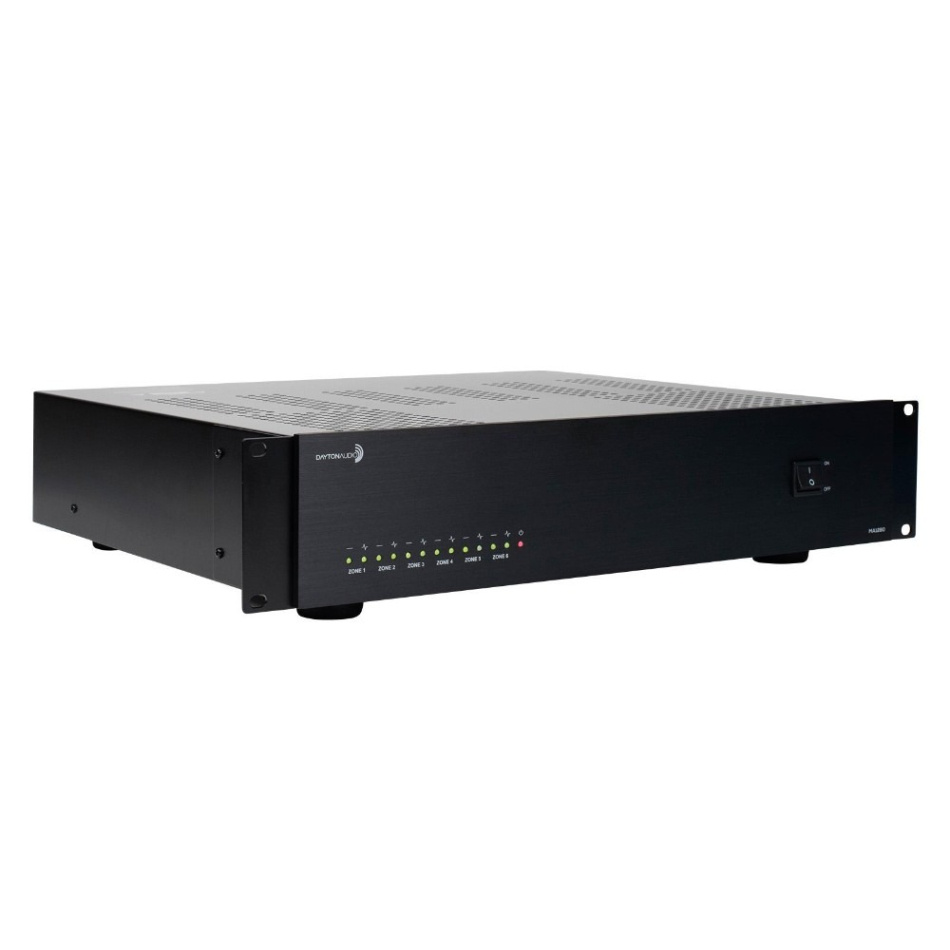 Dayton Audio MA1280 multiroom-forsterker, 12 kanaler inkl. rackører