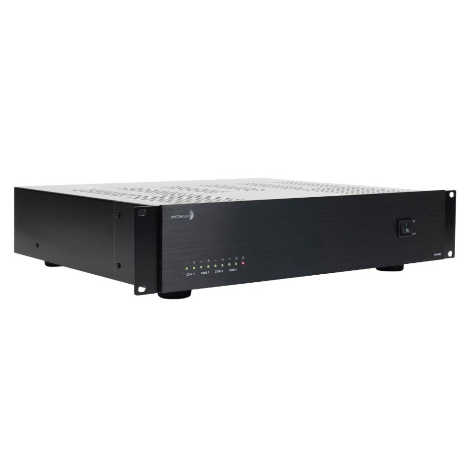 Dayton Audio MA880 multiromforsterker, 8-kanaler inkl. rackører