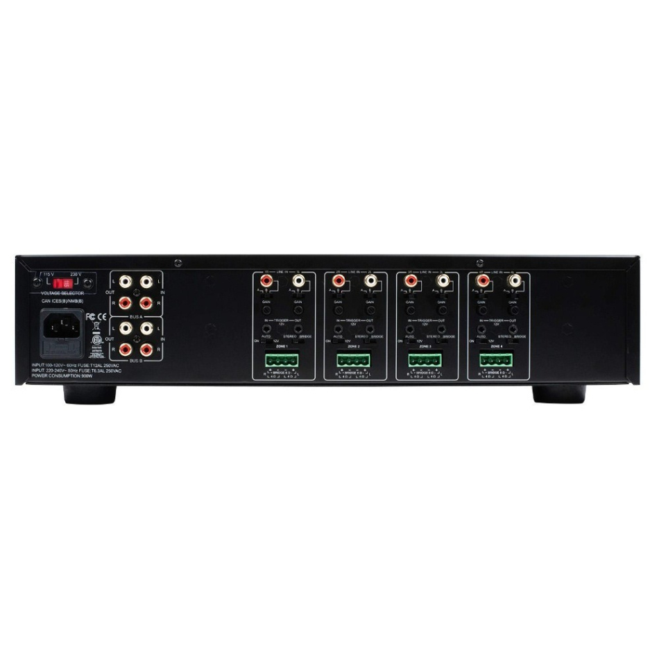 Dayton Audio MA880 multiromforsterker, 8-kanaler inkl. rackører