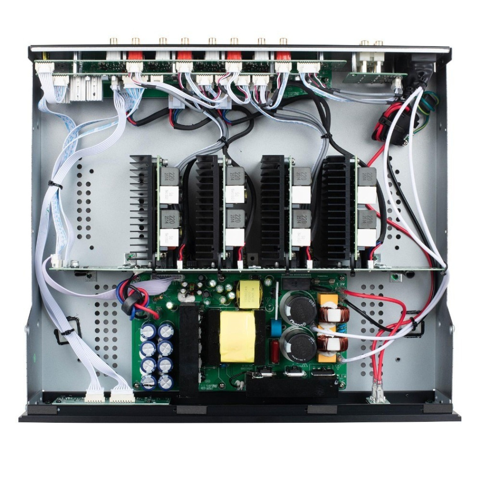 Dayton Audio MA880 multiromforsterker, 8-kanaler inkl. rackører