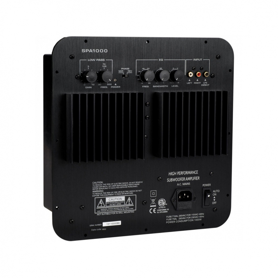 Dayton Audio SPA1000, innebygd forsterker for subwoofer
