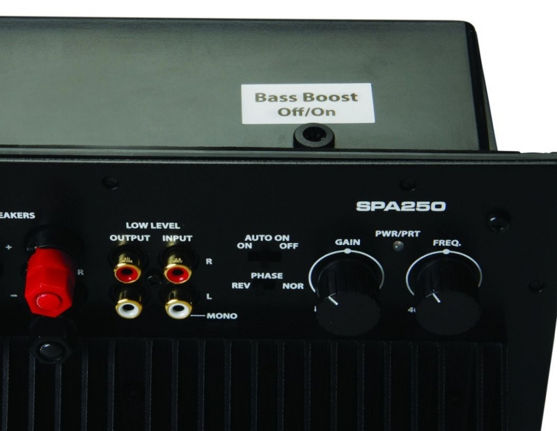 Dayton Audio SPA250, innebygd forsterker for subwoofer