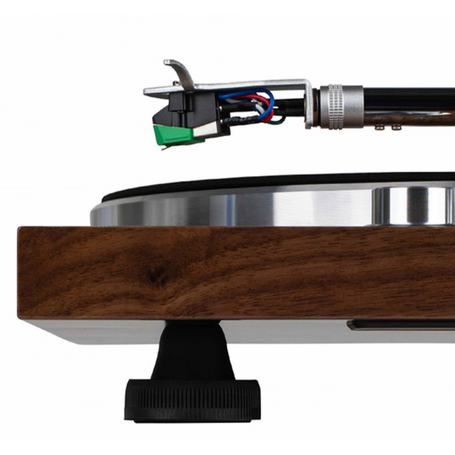 Dayton Audio TT-1BT vinylspiller med Bluetooth, RIAA & USB valnøtt