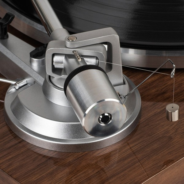Dayton Audio TT-1BT vinylspiller med Bluetooth, RIAA & USB valnøtt