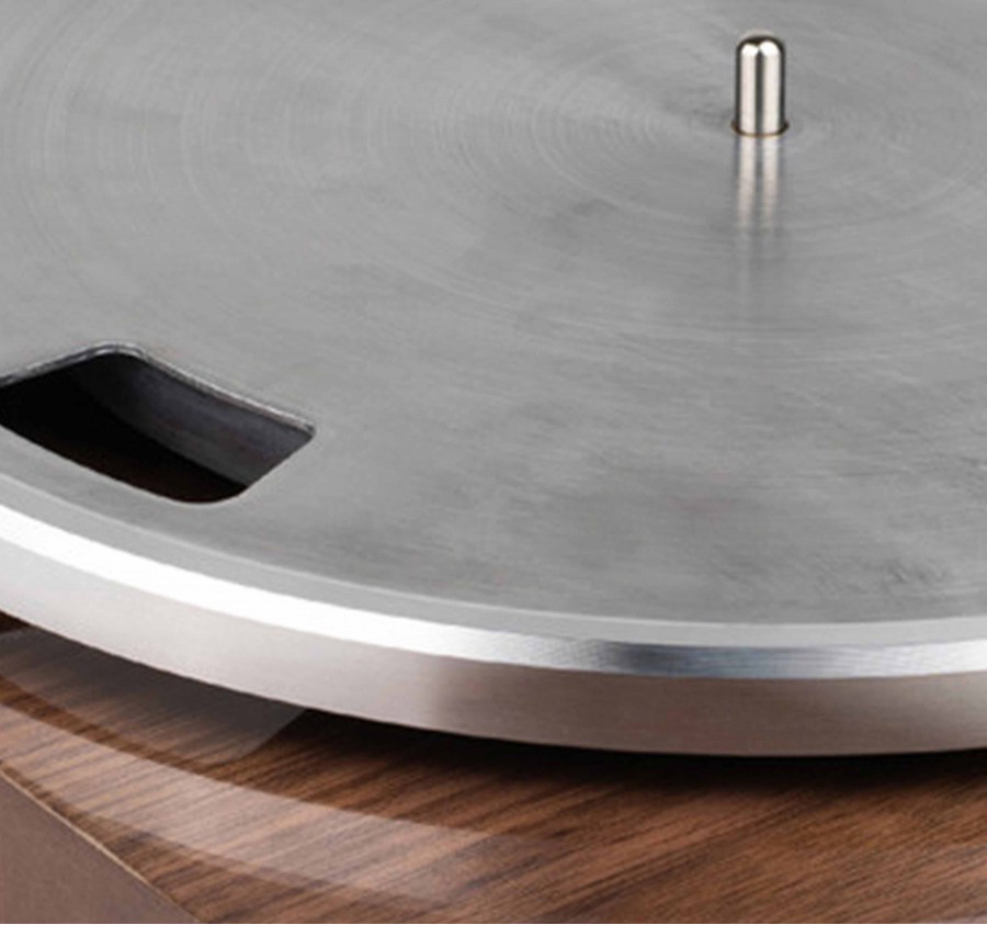 Dayton Audio TT-1BT vinylspiller med Bluetooth, RIAA & USB valnøtt